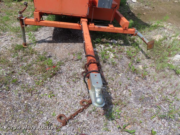 image for item DD6265 1997 American Signal Co message board trailer