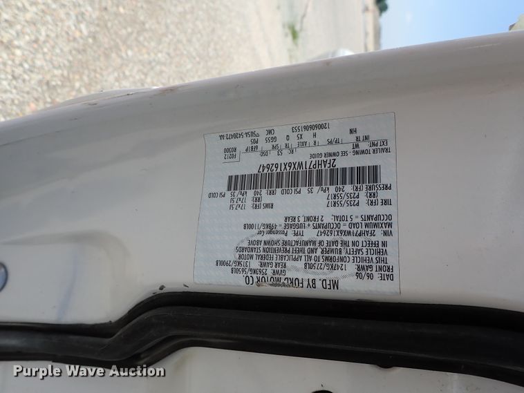 image for item DE5407 2006 Ford Crown Victoria Police Interceptor