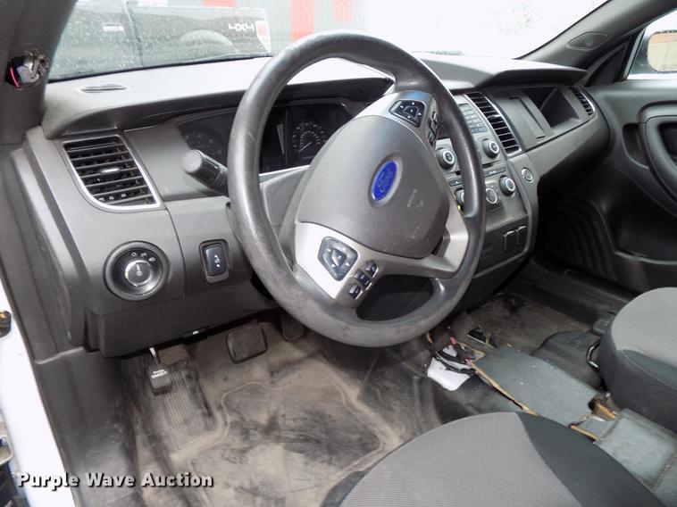 image for item DE7705 2013 Ford Taurus Police Interceptor