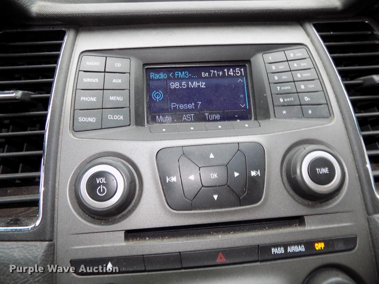 image for item DE7705 2013 Ford Taurus Police Interceptor