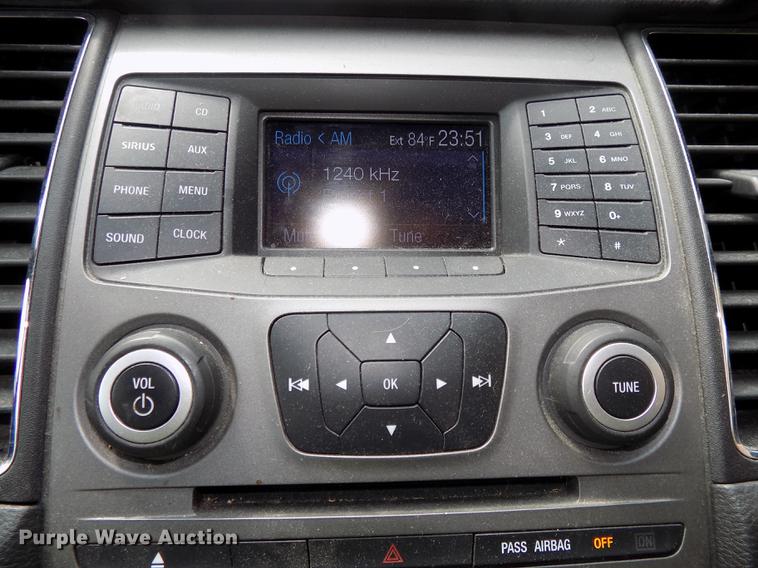 image for item DE7710 2013 Ford Taurus Police Interceptor