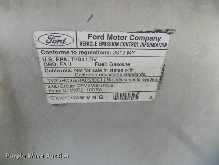 image for item DE7715 2012 Ford Focus SE