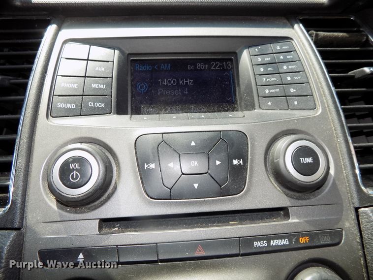 image for item DE7717 2013 Ford Taurus Police Interceptor