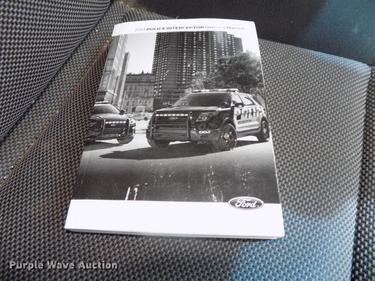 image for item DE7717 2013 Ford Taurus Police Interceptor