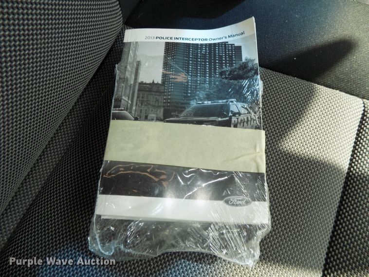 image for item DE7720 2013 Ford Taurus Police Interceptor