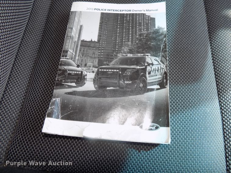 image for item DE7721 2013 Ford Explorer Police Interceptor SUV