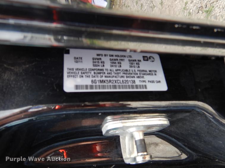 image for item DY9840 2012 Chevrolet Caprice Police