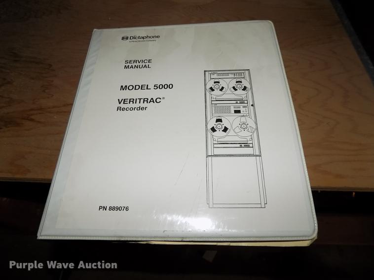 image for item DZ9717 Dictaphone Veritrac 5000 recorder