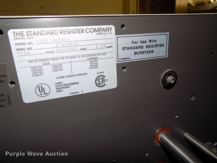 image for item DZ9725 (2) Standard Register machines