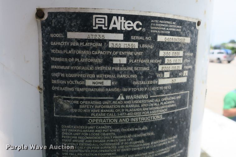 image for item EA9314 2008 GMC C5500 bucket truck