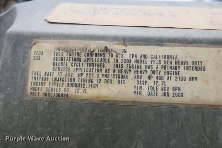 image for item EA9316 2004 Freightliner FLD dump truck