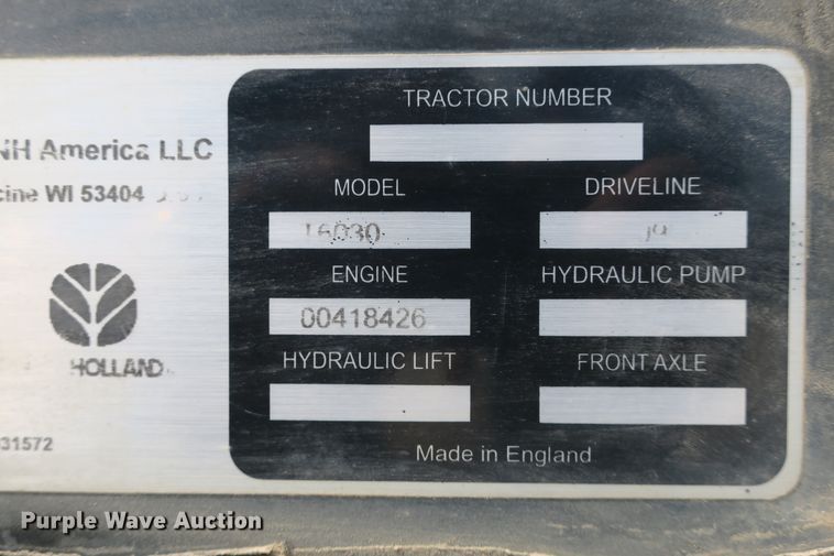 image for item EA9325 New Holland T6030 tractor