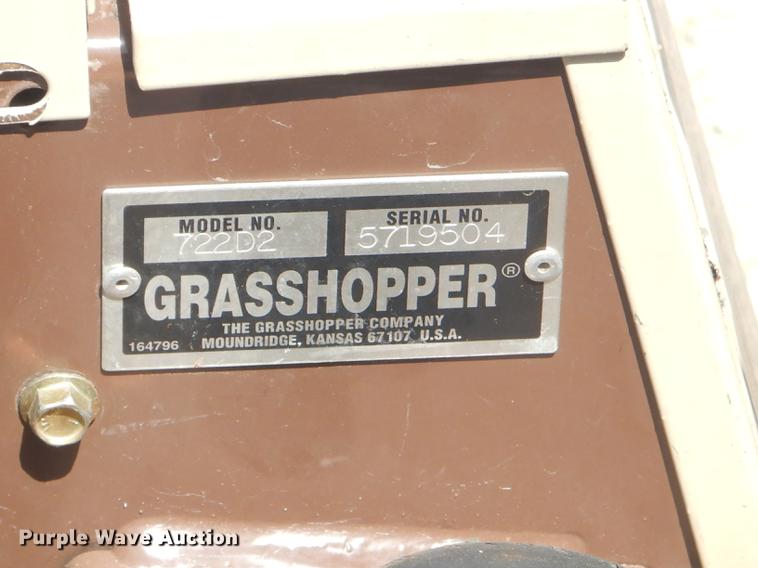 image for item ED9370 Grasshopper 722D ZTR lawn mower