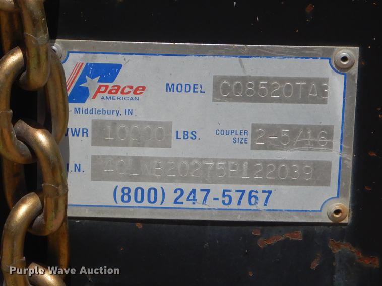 image for item ED9375 2005 Pace American CQ8520TA3 restroom trailer