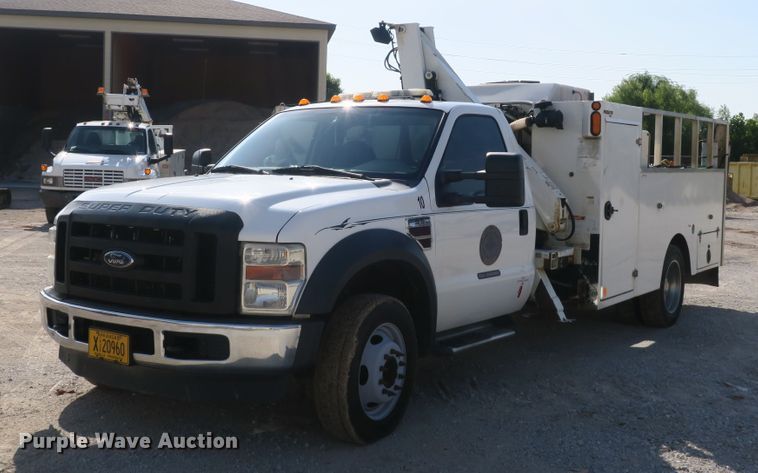 image for item EO9496 2009 Ford F550 Super Duty XL service truck with crane