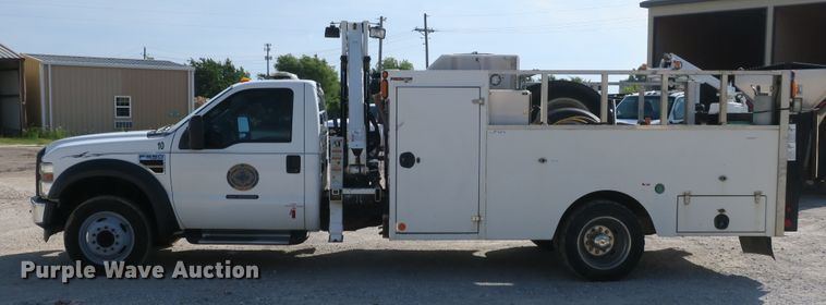 image for item EO9496 2009 Ford F550 Super Duty XL service truck with crane