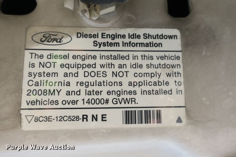 image for item EO9496 2009 Ford F550 Super Duty XL service truck with crane