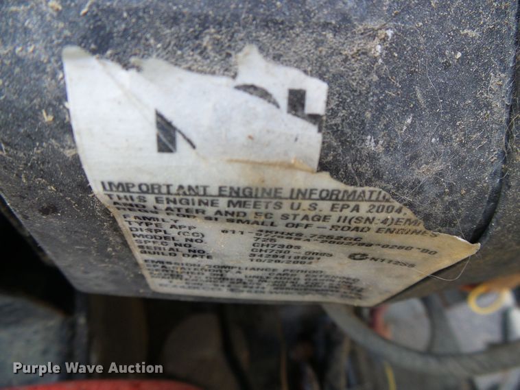 image for item EQ9100 Ex Mark LZ25KC603 ZTR lawn mower