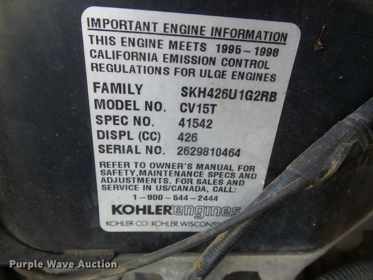 image for item EQ9102 Ex Mark RS-52SSW lawn mower