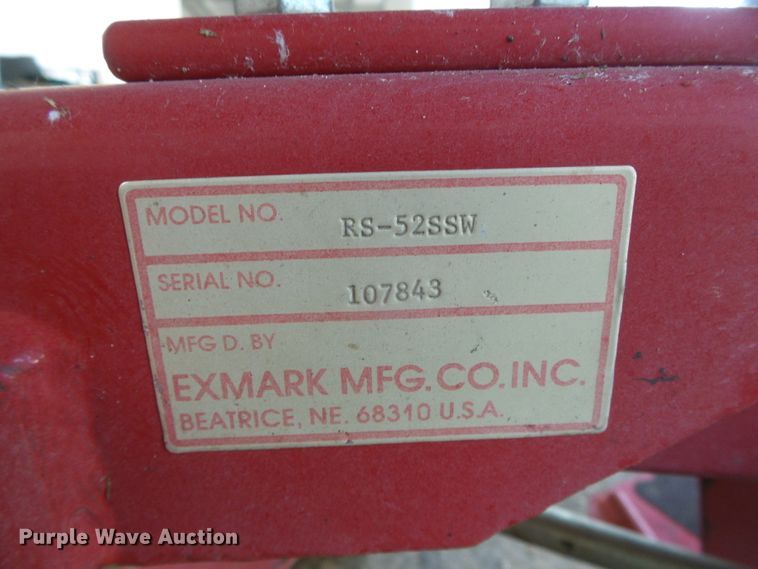 image for item EQ9102 Ex Mark RS-52SSW lawn mower