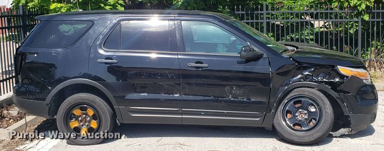 image for item ET9769 2015 Ford Explorer Police Interceptor SUV
