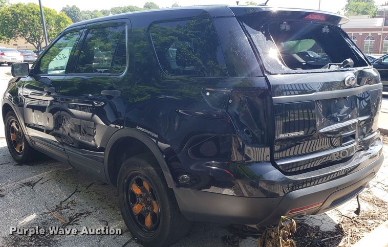 image for item ET9769 2015 Ford Explorer Police Interceptor SUV