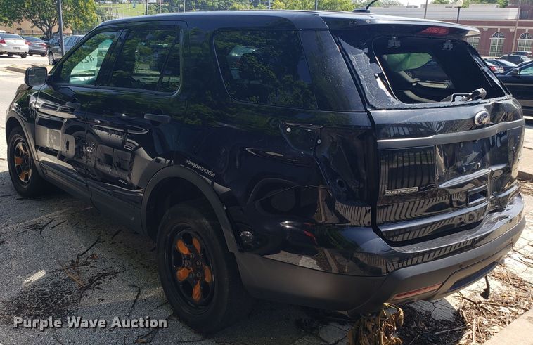 image for item ET9769 2015 Ford Explorer Police Interceptor SUV