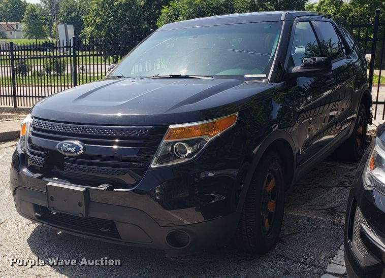 image for item ET9769 2015 Ford Explorer Police Interceptor SUV