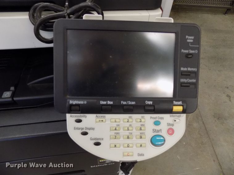 image for item FI9787 Bizhub 652 printer/copier