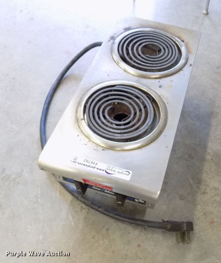 image for item FI9792 Starmax two burner hot plate
