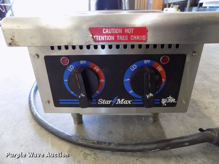 image for item FI9792 Starmax two burner hot plate