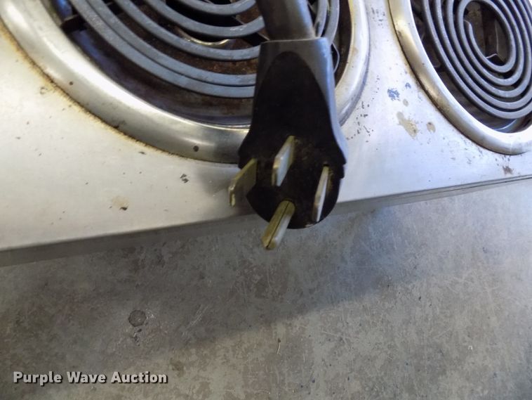 image for item FI9792 Starmax two burner hot plate