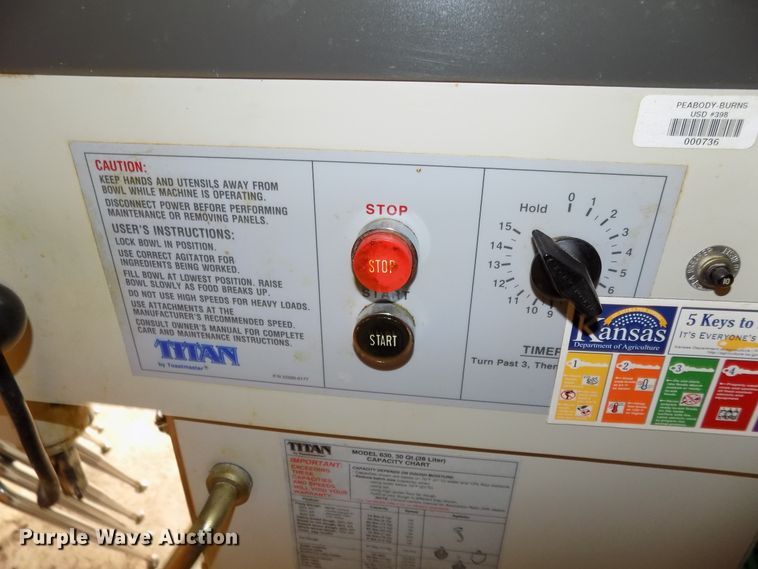 image for item FI9802 Titan GP630F food mixer