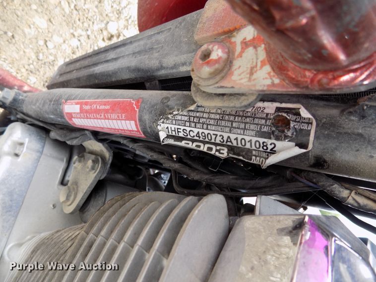 image for item FI9814 2003 Honda VTX1800R/VTX motorcycle