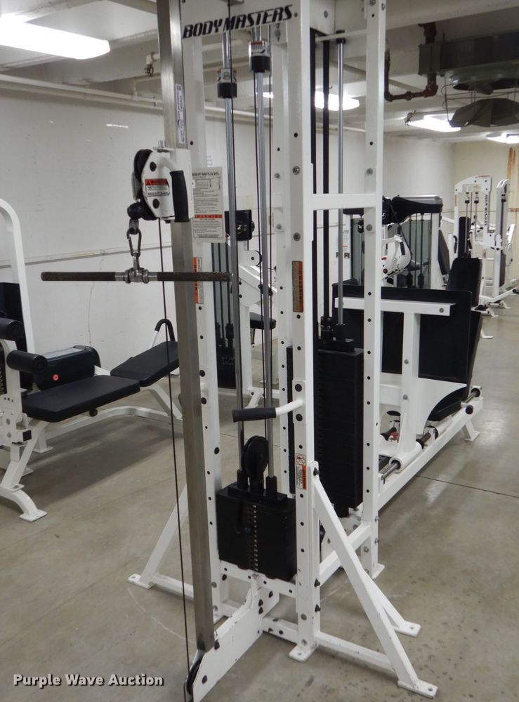 Body Masters Circuit Master CM292 cable crossover curl and leg sled in