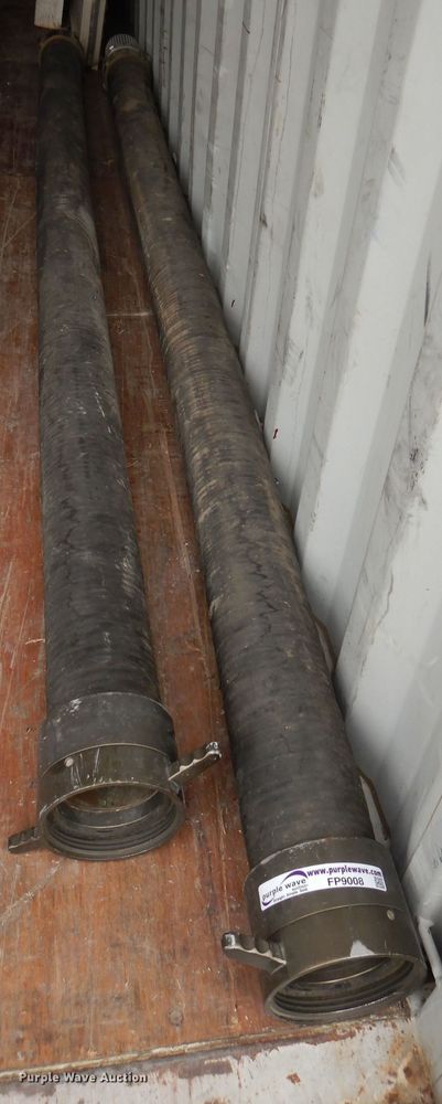 image for item FP9008 (2) 10'L x 6" diameter hard suction hoses