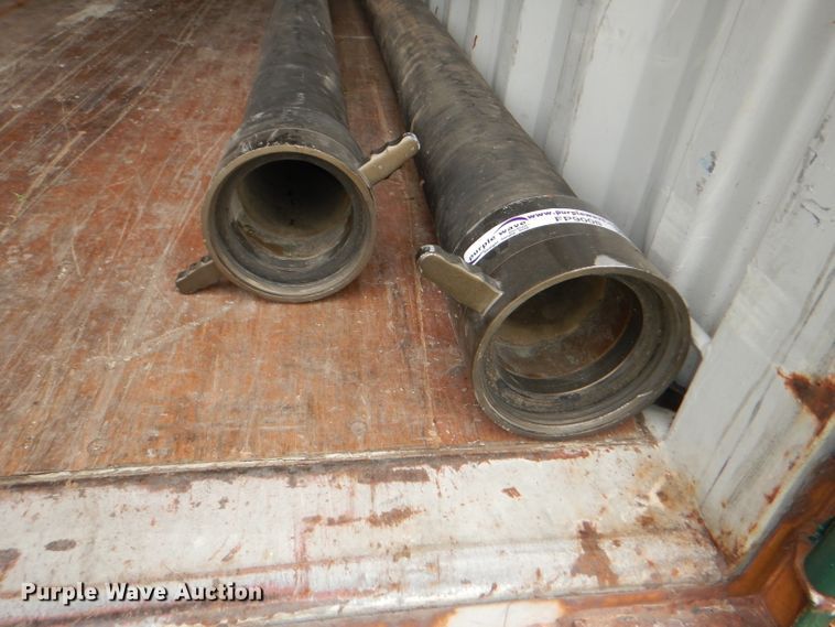 image for item FP9008 (2) 10'L x 6" diameter hard suction hoses