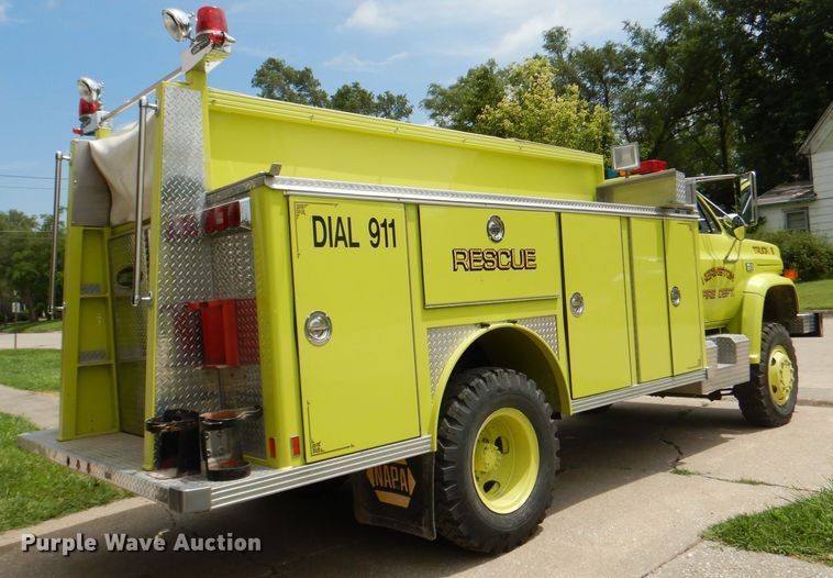 image for item FP9018 1984 Chevrolet C70 fire truck