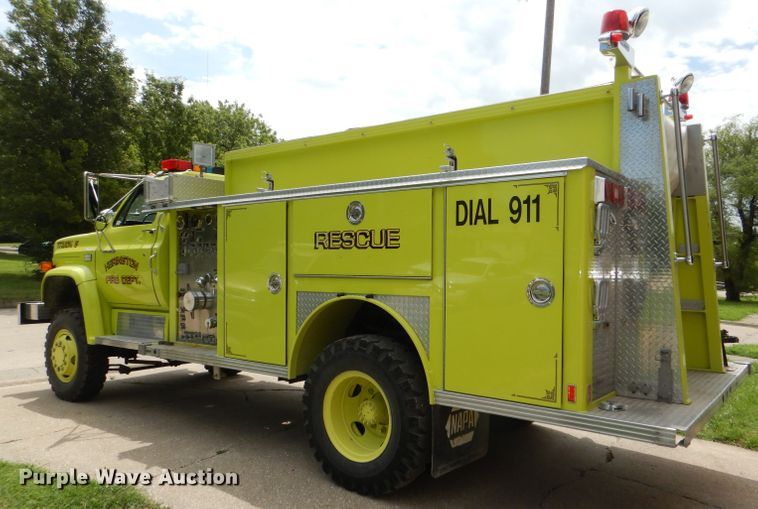image for item FP9018 1984 Chevrolet C70 fire truck