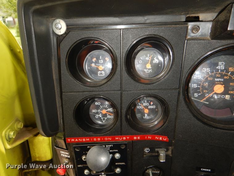 image for item FP9018 1984 Chevrolet C70 fire truck