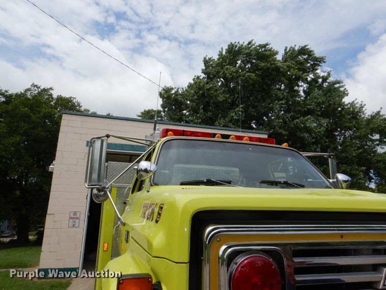 image for item FP9018 1984 Chevrolet C70 fire truck