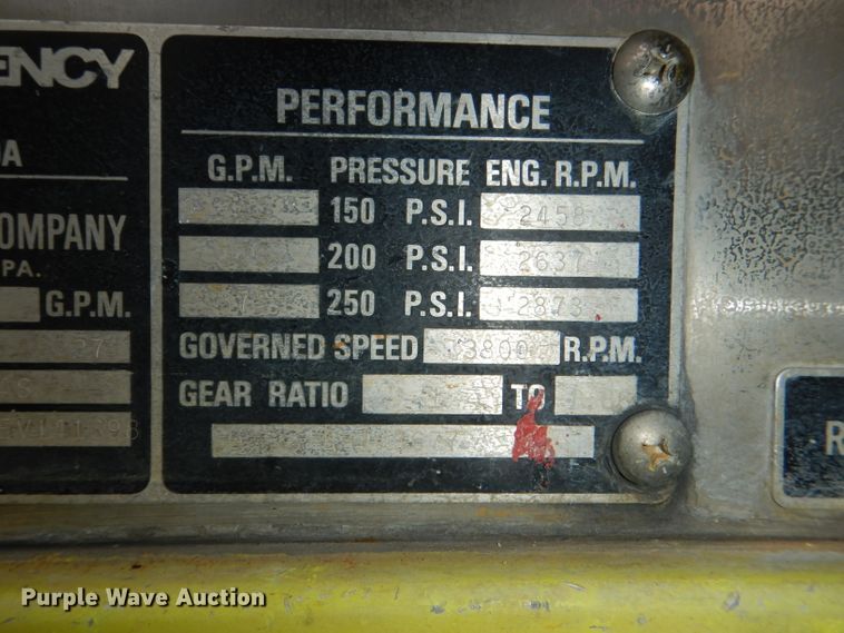 image for item FP9018 1984 Chevrolet C70 fire truck