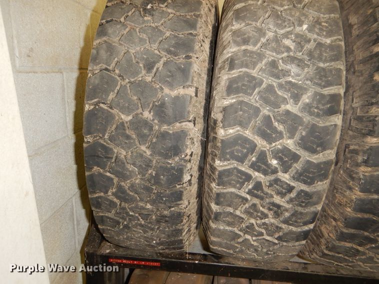 image for item FP9023 (4) Goodyear 9.50R16.5 tires and wheels