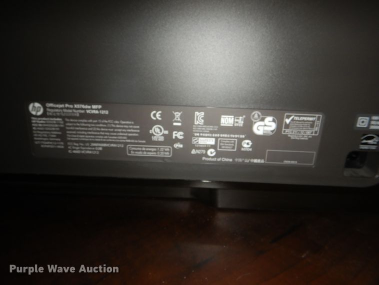 image for item FQ9970 HP OfficeJet Pro X576DW MFP fax machine