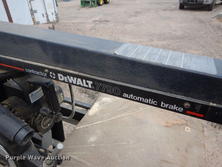 image for item FT9638 Dewalt 7790 radial arm saw