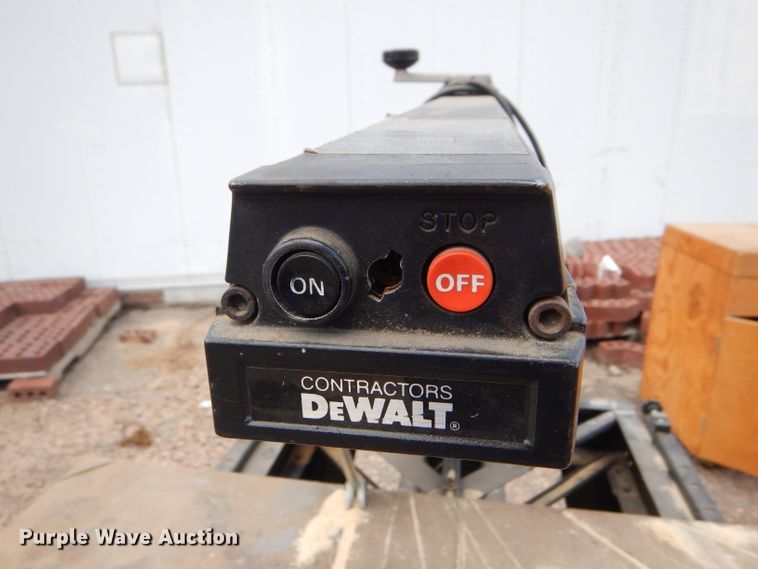image for item FT9638 Dewalt 7790 radial arm saw