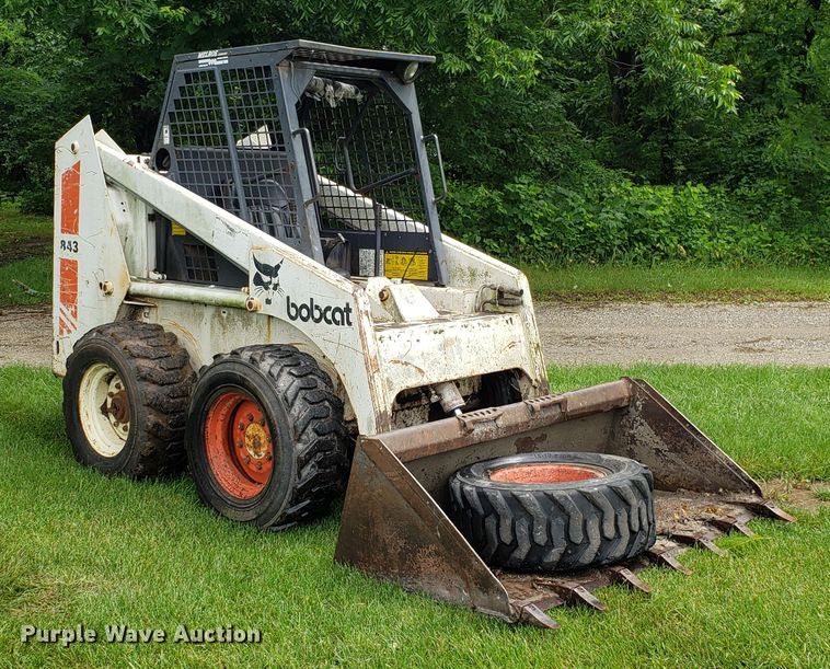 image for item AN9435 1986 Bobcat 843 skid steer