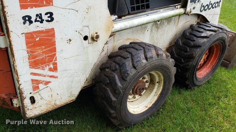 image for item AN9435 1986 Bobcat 843 skid steer