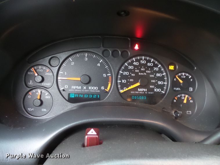 image for item DC4534 2003 Chevrolet S10 Ext. Cab pickup truck