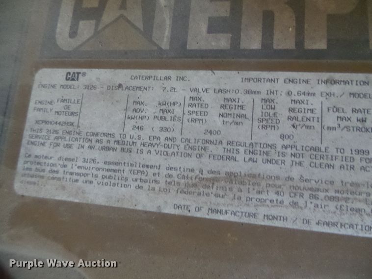 image for item DC5107 2000 Freightliner 38WDD Endeavor Holiday Rambler RV